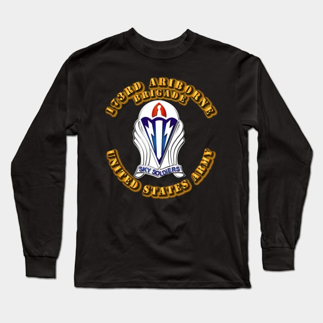 173rd Airborne Brigade - DUI Long Sleeve T-Shirt by twix123844